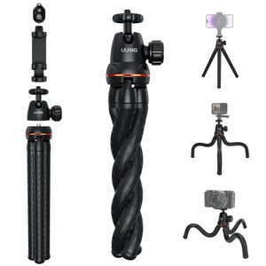 Camera Phone Tripod Stand Flexible Octopus Tripod with 360 Ball Head Phone Holder for Cameras 240322
