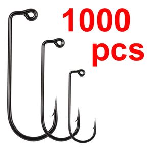 1000 pcs 90 Degree Jig Fly Tying Strong Thick Wire Saltwater Freshwater Fish Hook Aberdeen jig fishing size 6 4 2 1 10 to 40 240313