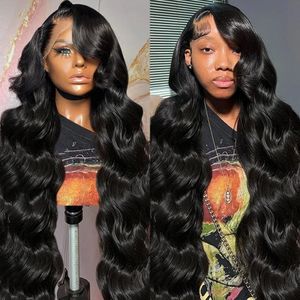 Cosdelu 250 High Density 30 34 Inch Body Wave HD Lace Front Human Hair Wigs Brazilian Remy 13x6 Lace Frontal Wig for Women