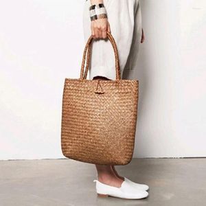 Bag Square Mulit Style Straw Handväskor Kvinnor Summer Rattan Handmade Woven Beach Bohemia Shoulder Bags Fashion