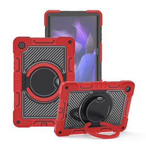 Capa para tablet para Samsung Galaxy Tab A9 Plus, à prova de choque, à prova de quedas, 11 polegadas, capa com suporte giratório de 360 graus com capa de silicone de ombro para tablet Galaxy A9+ 2023