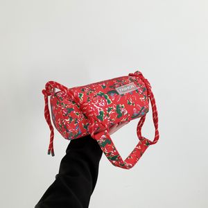 Sacca per cuscino per fiori rossi crossbody dong bei piccolo estate primavera estate ad alta capacità con borse borse per sacchetti di spalla per lettere sacca frizione