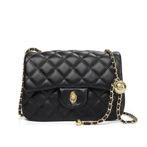 Małe Xiangfeng Diamond Work Square Fat Cain Bag Fashion Damna Modna Modna torba Crossbody Haftowana torba