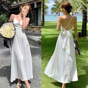 Women's Swimwear White chiffon dress sweet and beautiful summer long dress hanging beach dress seaside vacation 24326