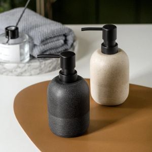 Dispensadores morden dispensador de sabão líquido loção dispensador de sabão de mão para bancada do banheiro dispensador de sabão de lavar louça para cozinha