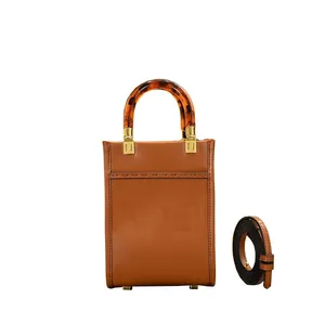 Mini-Designer-Schultertaschen für Damen, klassische Handtaschen, echtes Leder, modische Umhängetasche, luxuriöse Vintage-Casual-Tragetasche, Designer-Damenhandtasche