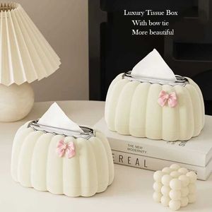 Tissue Boxes Napkins Creative Pumpkin Paper Tissue Box Facial Napkin Holder Trendy Paper Tissue Container Tissue Dispenser for Living Room Car Items