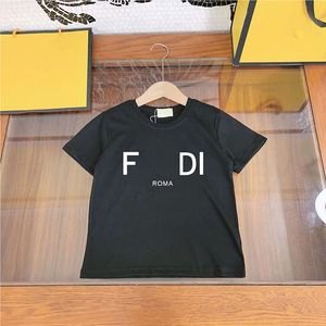 キッズデザイナーティーズラグジュアリーサマーキッドTシャツfasionコットンガールボーイの通気性汗をかくゆるいゆっくり乾燥ベビー幼児ティーブランドレターCRD2403267