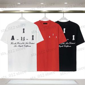 Erkek Tişörtler Desinger Marka T-Shirts Erkek Kadın Yüksek Kaliteli Pamuk Giyim Hip Hop Üst Tees Arkadaşları Tişört S-3XL T240326