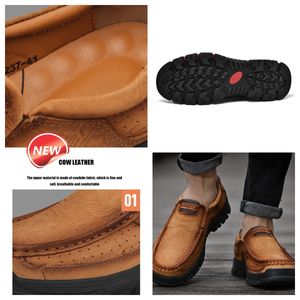Novos sapatos de venda para homens de couro genuíno GAI sapatos de couro casuais Mocassins de negócios leves de alta qualidade designer de escalada 38-51 homens legais