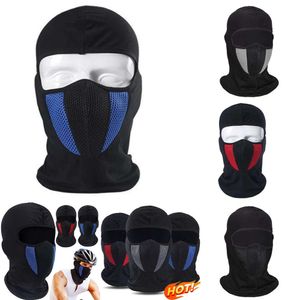 Nowa maska ​​na pełną twarz Balaclava Riding Motorcycle Riding Winterproof Dyny Oddychający, ciepłe nakrycie głowy