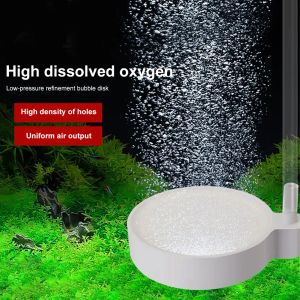 Accessories 35/50/80/100/150/200mm Bubble Stone Disc Air Stone Oxygen Aerator UltraHigh Dissolved Oxygen Aquarium Air Bubbler for Fish Tank