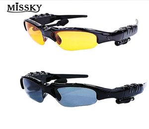 Missky Women Men Men Bluetooth Okulary przeciwsłoneczne okulary bezprzewodowe okulary przeciwsłoneczne Outdorek słuchawki stereo