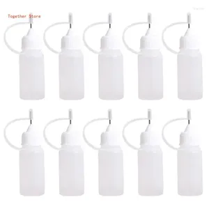 Storage Bottles 10pcs 10ml Plastic Squeezable Tip Applicator Bottle Dropper With Needle Caps For Glue Liquid Oil Eyes Drop 6XDD