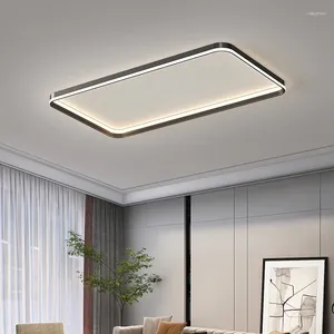 Lampadari Protezione per gli occhi a spettro completo Soggiorno minimalista Lampada da soffitto con pacchetto combinato ultrasottile e semplice per la casa moderna