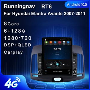 9.7" New Android For Hyundai Elantra Avante 2007-2011 Tesla Type Car DVD Radio Multimedia Video Player Navigation GPS RDS No Dvd CarPlay & Android Auto