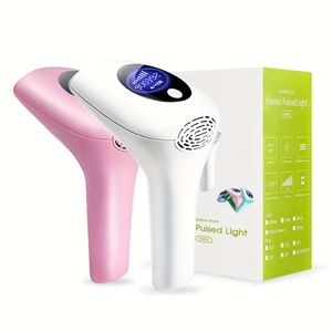 Professionelles IPL-Laser-Haarentfernungsgerät für Frauen, dauerhaft, schmerzlos, handlich, 900.000 Blitze, 8 Stufen, ideal für Körper, Scham, Bikini und Achsel, LCD-Display –