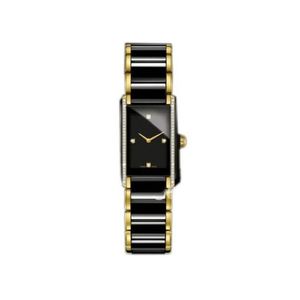 New fashion man watch quartz movement Ceramic watches for Female WOMEN wristwatch Diamonds Bezel rd12174D