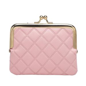 Cute Fashion PU Leather Mini Coin Purse Women Solid Color Credit Card Holder Bags Small Wallet Money Bag Purse Card Holder