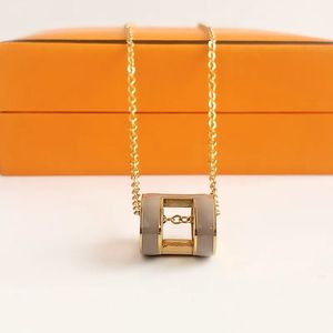 Lyxhalsband hänge designer halsband mode smycken anpassade män smycken pläterad guld silver kedja för män kvinna trendig tiktok har halsband smycken smycken