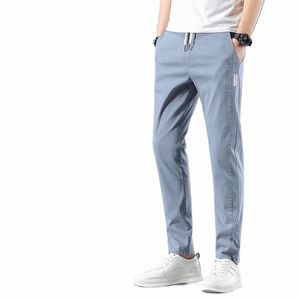 Frühling/Sommer Neue Elastische Casual Hosen Männer Gerade Bein Koreanische Versi Lg Hosen Männer Gerade Bein Fünf Farbe sport Hosen q4Jm #