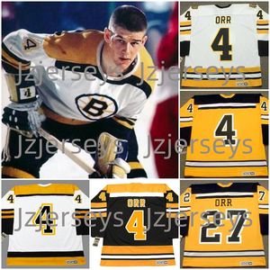 Boston 4 Bobby Orr CCM Vintage Hockey Jersey 1966 1970 1972 1974 1975 Home Away Away Jerseys Men Kids Kids