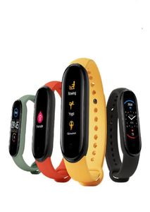 Braccialetto intelligente Mi Band 6 SmartWatches Touch screen a 4 colori Miband 5 Fitness Traccia dell'ossigeno nel sangue Monitor della frequenza cardiacaSmartba6897535