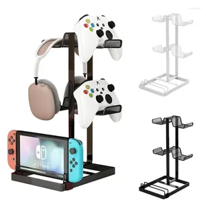 Hooks Uchwyt kontrolera gier dla PS5/PS4 Gamepad Stojak do przechowywania stojak na wystawę słuchawki Organizer PlayStation Wsparcie wspornikowe