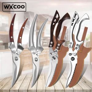 Knives Kitchen Food Scissors Stainless Steel Chicken Bone Kitchen Shears Vegetables Fish Meat Cutter Knife Cooking BBQ Scissors