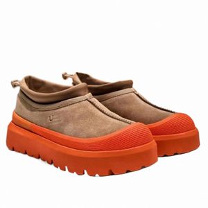 Australien Mini Boot Tasman Fluffy Women Luxury Rubber Tazz Ankle Snow Booties Platform Flat Outdoor Casual Shoes Men Fur Slipper Winter 75ny#