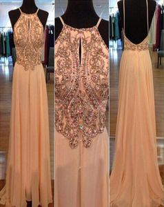 Modest Sexy Long Evening Gowns Custom Sequins Floor length High Quality Actual Image Formal Party Bead Sheath Sleeveless Prom Gown6952849