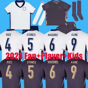 2024 2025 Englands Jersey KANE BELLINGHAM Home Away Euro Cup Soccer Jerseys RICE SAKA FODEN RASHFORD STERLING STONES GREALISH Men Kids Fans Player Football 79 11