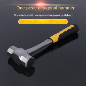 Hammer 2LB4LB Large Hammer Heavy Construction Engineer Hammer Integrated Forged Steel Brick Drilling and Cracking Hammer