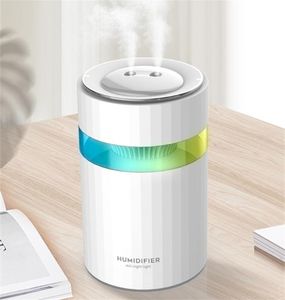 Humidifiers 900ML Air Humidifier Big Capacity Ultrasonic USB Aroma Oil Diffuser With Night Light Mute Mist Maker Home Essential3105211