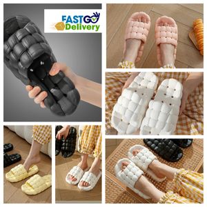 Slippers Home Shoes GAI Slides Bedroom Shower Room Warm Plushs Living Room Softs comforts Wear Cotton Slippers Ventilate Woman Mens black pink whites