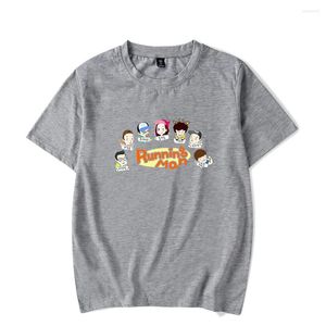 Men's Hoodies Kpop Running Man Korea Reality TV Show Custom O-Neck T-shirt Women/Men Short Sleeve Tshirts Casual Streetwear Clothes