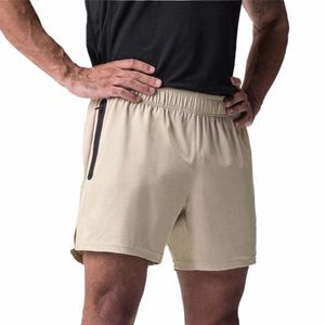 manliga män shorts casual bekväm lätt att ta hand om träning gym jogging medium midja flera fickor snabbtorkande r3gm#