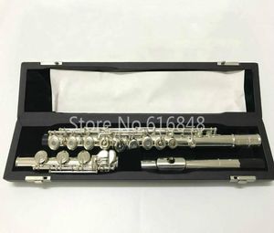 パールPF505 RBE新しいフルート17キーオープンホールCチューンフルートブランドシルバーメッキ楽器flauta with Case1885050
