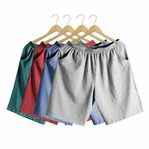 summer Homewear Loose Slee Shorts Men Sleepwear Leisure Sleep Bottoms Cott Comfortable And Breathable Youth Short Pants Q8d3#