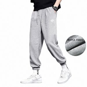 men's Sports Pants 2021 Fi Street Pants Spring and Autumn New Style Cott Sports Casual Wide-Leg Trousers Men's Bottoms Z305#