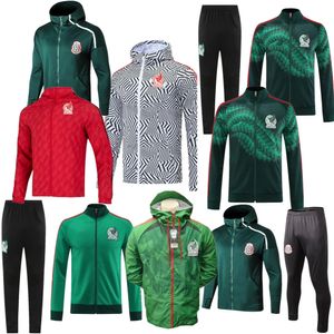 2023 Windbreaker Meksyk Jersey dresy dresy dresy mundury zielone zielone narodowe copa America 22 23 Chicharito Lozano Guardado Carlos Vela Raul Football koszulki