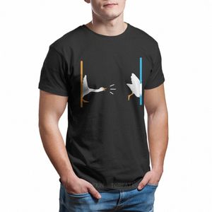 Portal HK unik tshirt Untitled Goose Bell Game Internet Meme Leisure T Shirt Hot Sale Serve Saker för män Kvinnor 42Z0#