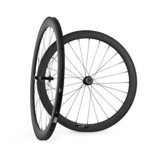 Rodas de bicicleta 50mm fl carbono clincher 700x25mm largura v freios ud fosco preto ciclismo basalto superfície rodado tubar bicicleta gota entrega s dhz6o