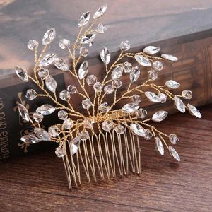 Hair Clips Decorative Side Combs With Hypo-allergenic Alloy Floral Style For Banquet Wedding Dresses Skirts