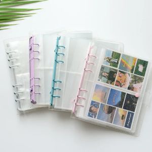 Álbuns 200 pp bolsos colorido pasta portátil álbum de fotos geléia cor para mini cartão de nome instax 7s 8 25 50s álbum de fotos