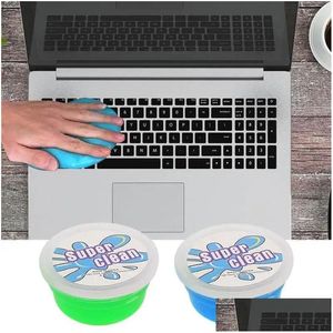 Car Cleaning Tools Wash Solutions Gel 2 Pcs Magic Dust Cleaner Slimy Clean Mud Clay Air Vent Interior Laptop Computer Dirt Drop Delive Otc9K