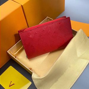 LOULS VUTT 23SS UNISEX Luksusowa torebka Klasyczna portfel Moneta Wewnętrzna kieszonkowa kieszeń Kieszeń Damskie Portferę Travel Designer