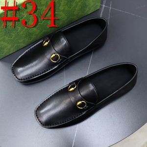 37 Model duży rozmiar 38-46 Mężczyźni poślizg na butach swobodny designerski mokasyna męskie Man Man Moccasins Buty oryginalne skórzane mieszkanie luksusowe buty biznesowe