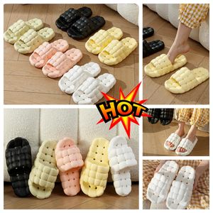 Slippers Home Shoes GAI Slide Bedroom Showers Room Warms Plush Livings Room Soft Wears Cotton Slippers Ventilate Woman Men black pinks white