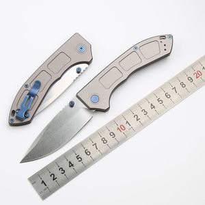 1PCS NOWOŚĆ CK 748 Wysokiej jakości kieszonkowy nóż D2 Kamienne pranie z kroplą punkt Blade CNC Aluminium Aluminium Aluminium Outdoor Survival Noże z pudełkiem detalicznym